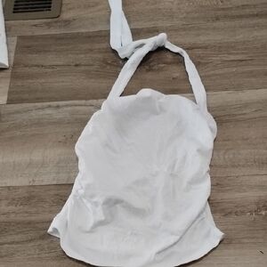 SHEIN White Halter Top